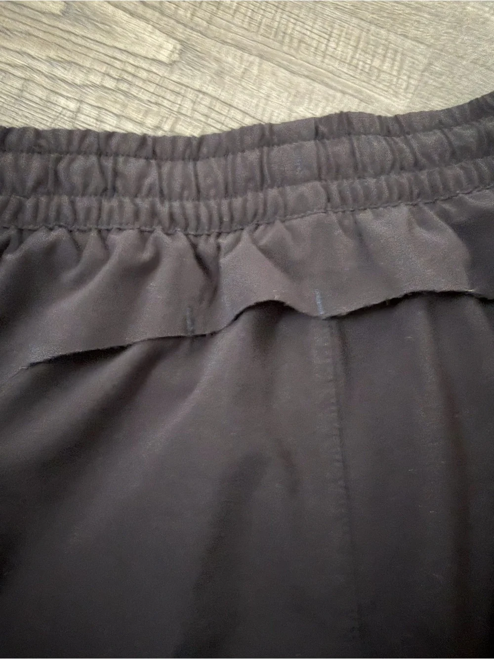 Athleta Black Girls' Running Shorts with Zipper Pocket